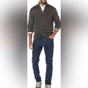 NWT Goodthreads Men’s Cotton Quarter Zip Sweater